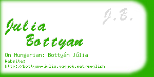 julia bottyan business card